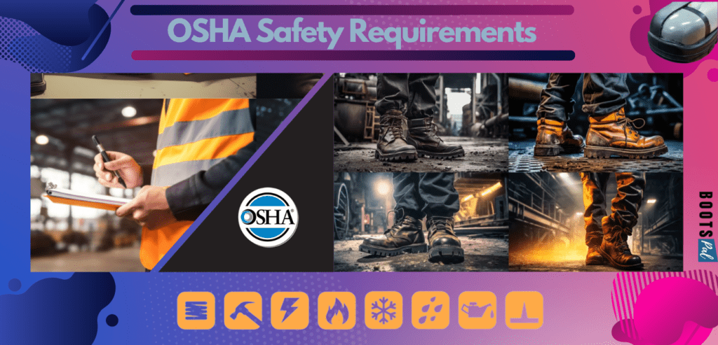 OSHA safety requirements for work boots